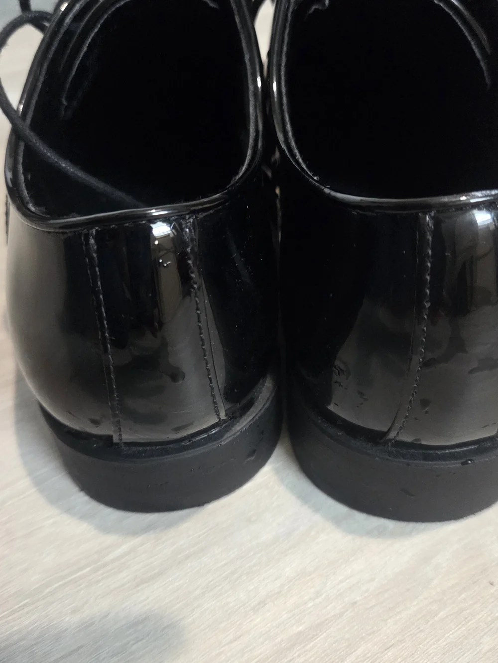 Joseph Abboud Men's Patent Leather Tuxedo Dress Shoes - Size M - Worn Once .